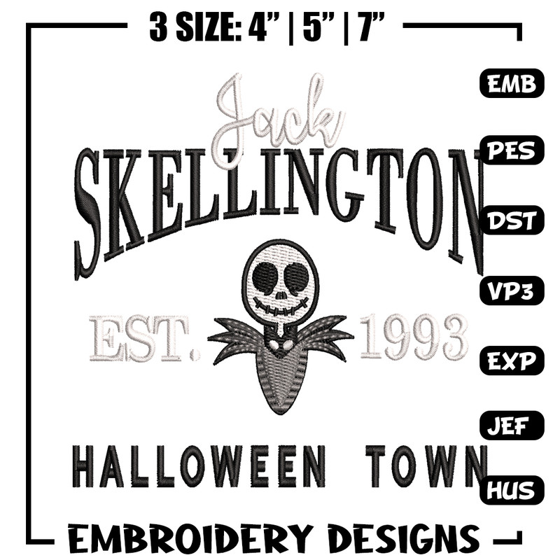 Jack Skellington embroidery design, Jack Skellington embroidery, halloween design, embroidery file, Digital download..jpg