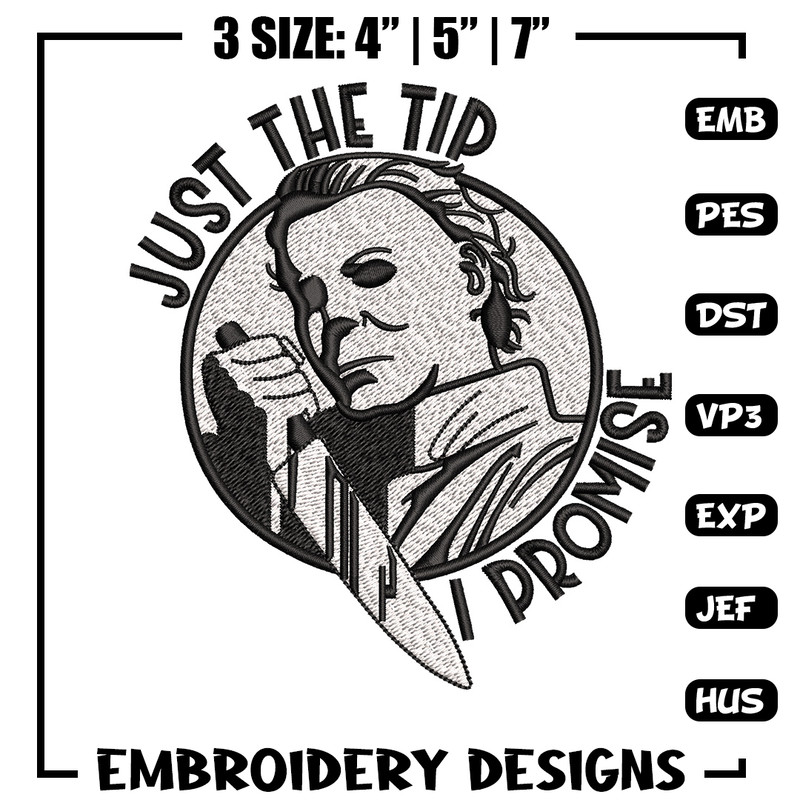 Just a trip embroidery design, Horror embroidery, Embroidery file,Embroidery shirt, Emb design, Digital download.jpg