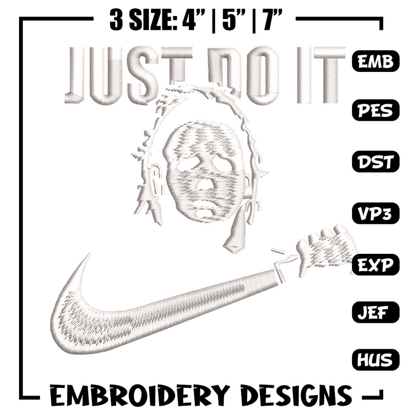 Just do it embroidery design, Horror embroidery, Embroidery file,Embroidery shirt, Emb design, Digital download.jpg