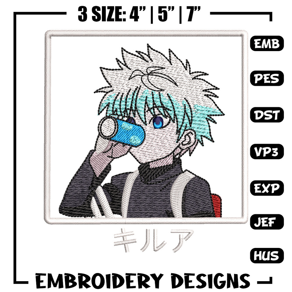 Killua box embroidery design, Hxh embroidery, Embroidery file, Embroidery shirt, Emb design, Digital download.jpg