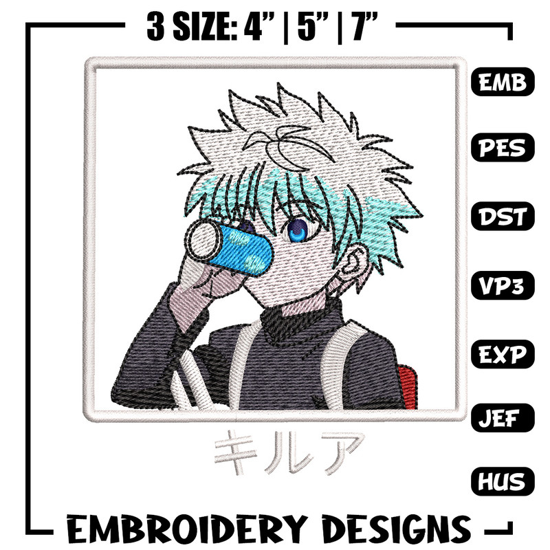 Killua box embroidery design, Hxh embroidery, Embroidery file, Embroidery shirt, Emb design, Digital download.jpg
