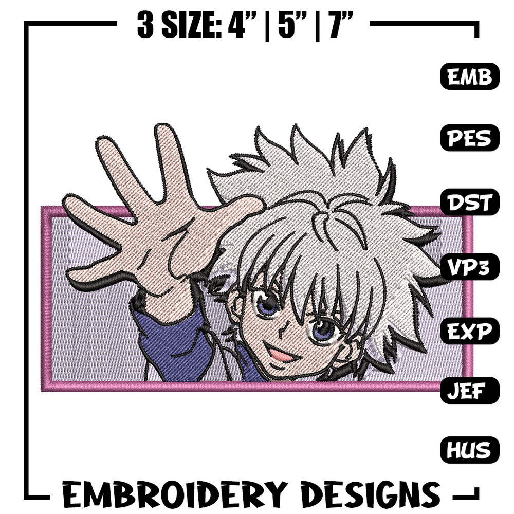 Killua nike embroidery design, Hunter x hunter embroidery, nike design, Logo shirt, anime shirt, digital download.jpg