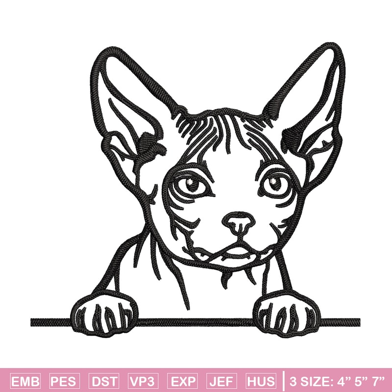 Cat black white embroidery design, Cat embroidery, Embroidery file, Embroidery shirt, Emb design, Digital download.jpg