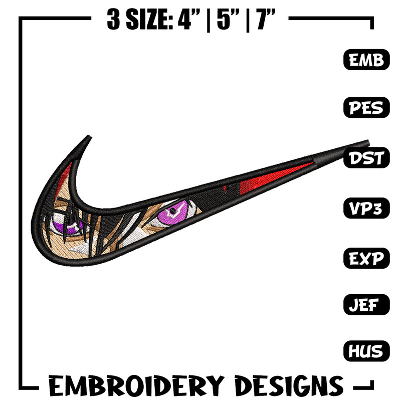 Lelouch vi Britannia Nike embroidery design, anime embroidery, nike design, anime design, anime shirt, Digital download.jpg