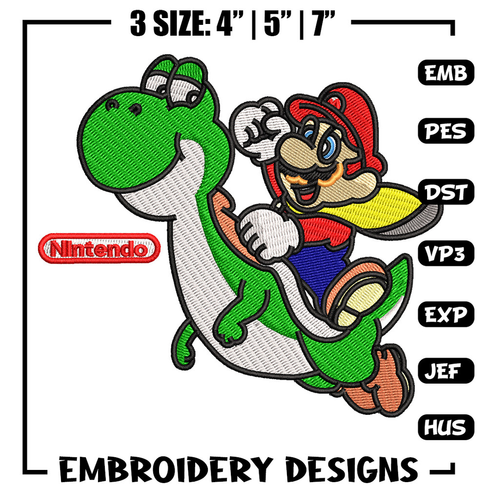 Mario dragon embroidery design, Mario embroidery, Embroidery file, Embroidery shirt, Emb design, Digital download.jpg
