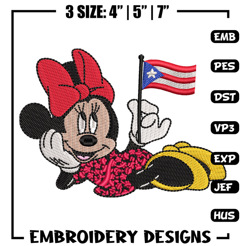 Minnie mouse embroidery design, Mickey embroidery, Embroidery file, Embroidery shirt, Emb design, Digital download.jpg