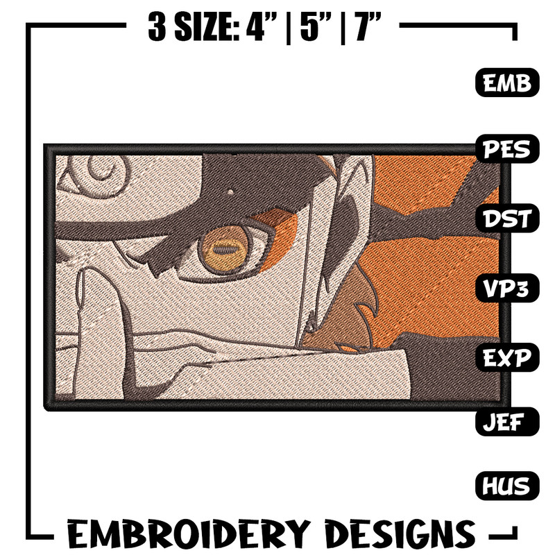 Naruto eyes embroidery design, Naruto embroidery, logo design, anime design, anime shirt, Digital download.jpg