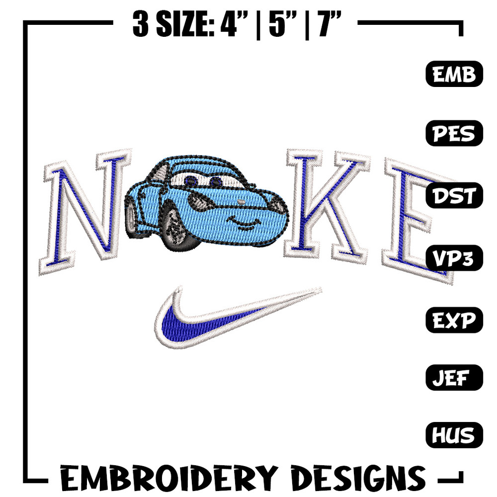 Nike blue mcqueen embroidery design, Mcqueen embroidery, Nike design, Embroidery shirt, Embroidery file,Digital download.jpg