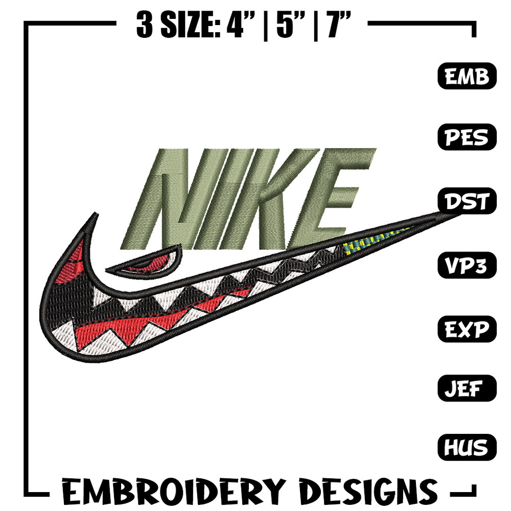 Nike logo car embroidery design, Logo car embroidery, Nike design, Embroidery shirt, Embroidery file,Digital download.jpg