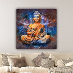 buddha canvas, asian wall art, buddha wall art, meditation canvas, buddha poster, buddhist print, meditation wall art,-1