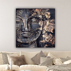 buddha canvas, asian wall art, buddha wall art, meditation canvas, buddha poster, buddhist print, meditation wall art,-3