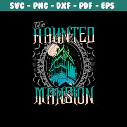 retro the haunted mansion svg disney haunted ride svg