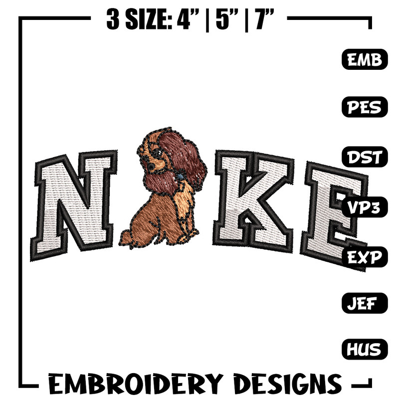 Nike x cute dog embroidery design, Dog embroidery, Nike design, Embroidery shirt, Embroidery file, Digital download.jpg