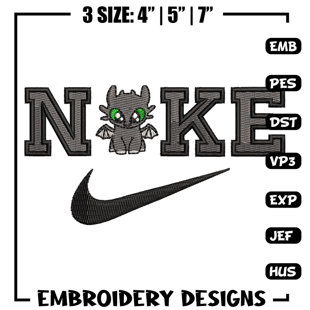 Nike x dragon embroidery design, Dragon embroidery, Nike design, Embroidery shirt, Embroidery file, Digital download.jpg