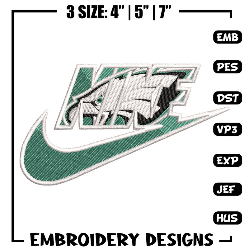 Nike x eagle embroidery design, Eagle embroidery, Nike design, Embroidery shirt, Embroidery file, Digital download.jpg