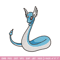 Dragonair embroidery design, Pokemon embroidery, Anime design, Embroidery shirt, Embroidery file, Digital download.jpg