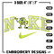 Nike x mike embroidery design, Disney embroidery, Nike design, Embroidery shirt, Embroidery file, Digital download.jpg