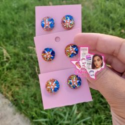 astros stud earrings