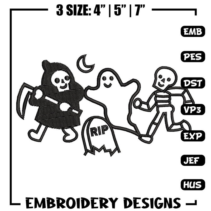 Rip funny embroidery design, Horror embroidery, Emb design, Embroidery shirt, Embroidery file, Digital download.jpg