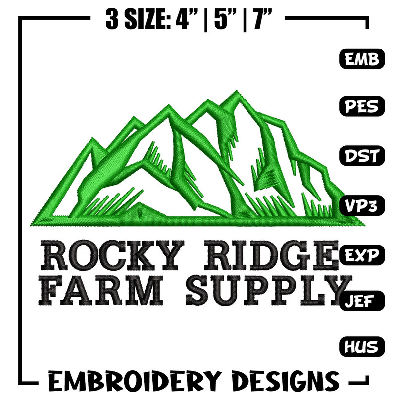 Rocky ridge embroidery design, Rocky ridge embroidery, Emb design, Embroidery shirt, Embroidery file, Digital download.jpg