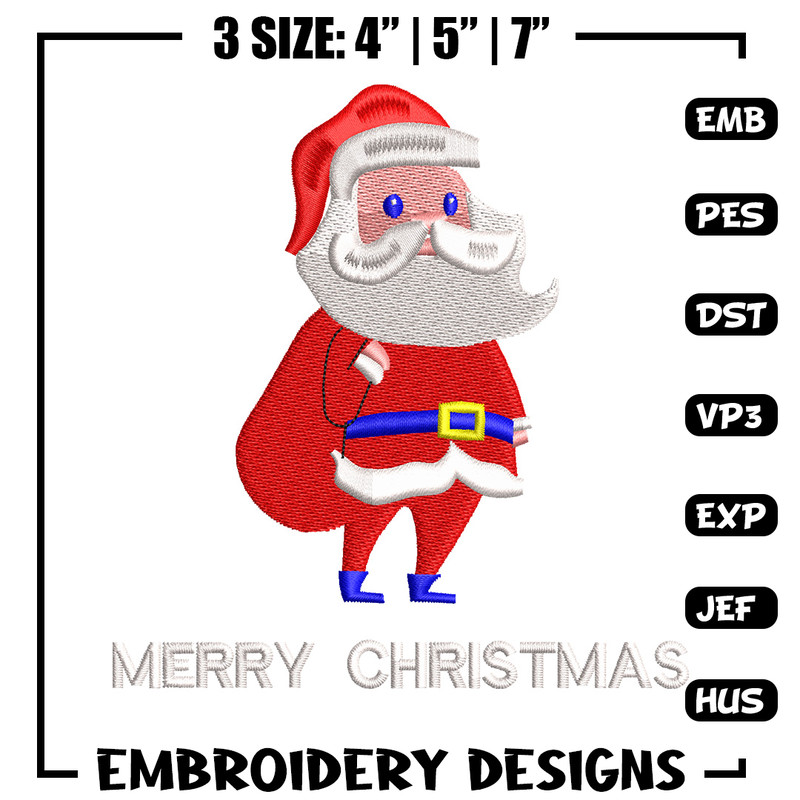 Satan merry embroidery design, Chrismas embroidery, Emb design, Embroidery shirt, Embroidery file, Digital download.jpg