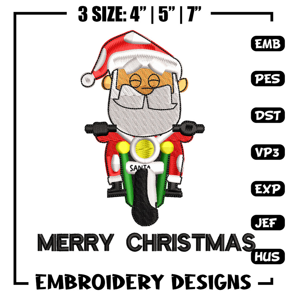 Satan mortobike embroidery design, Chrismas embroidery, Emb design, Embroidery shirt, Embroidery file, Digital download.jpg