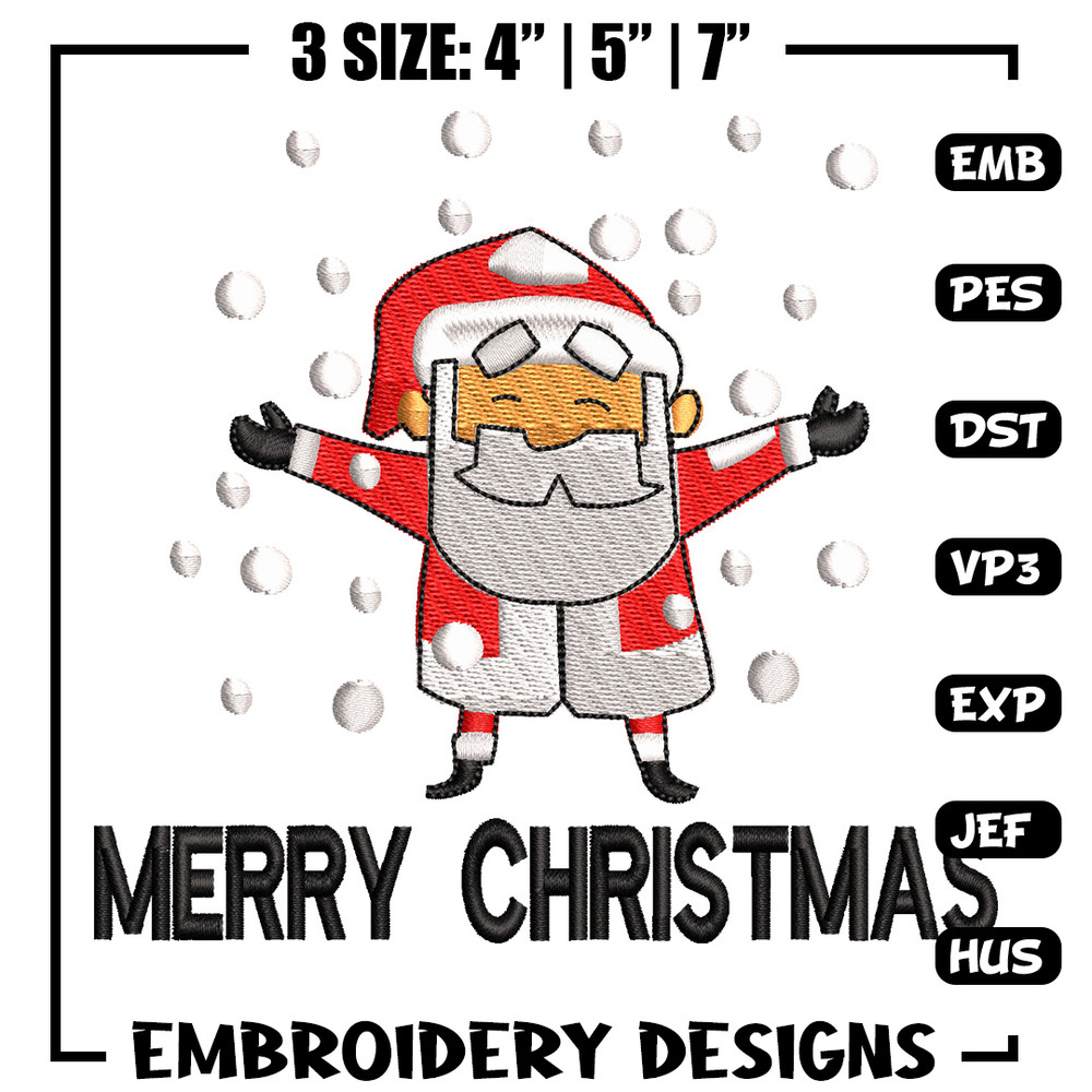 Satan snow embroidery design, Chrismas embroidery, Emb design, Embroidery shirt, Embroidery file, Digital download.jpg