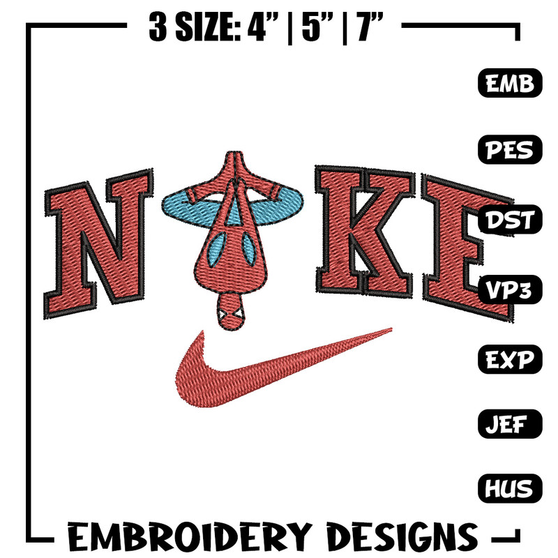 Spiderman nike embroidery design, Spiderman embroidery, Nike design, Embroidery shirt, Embroidery file, Digital download.jpg