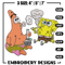 Spongebob smoke embroidery design, Spongebob embroidery, Emb design, Embroidery shirt, Embroidery file, Digital download.jpg