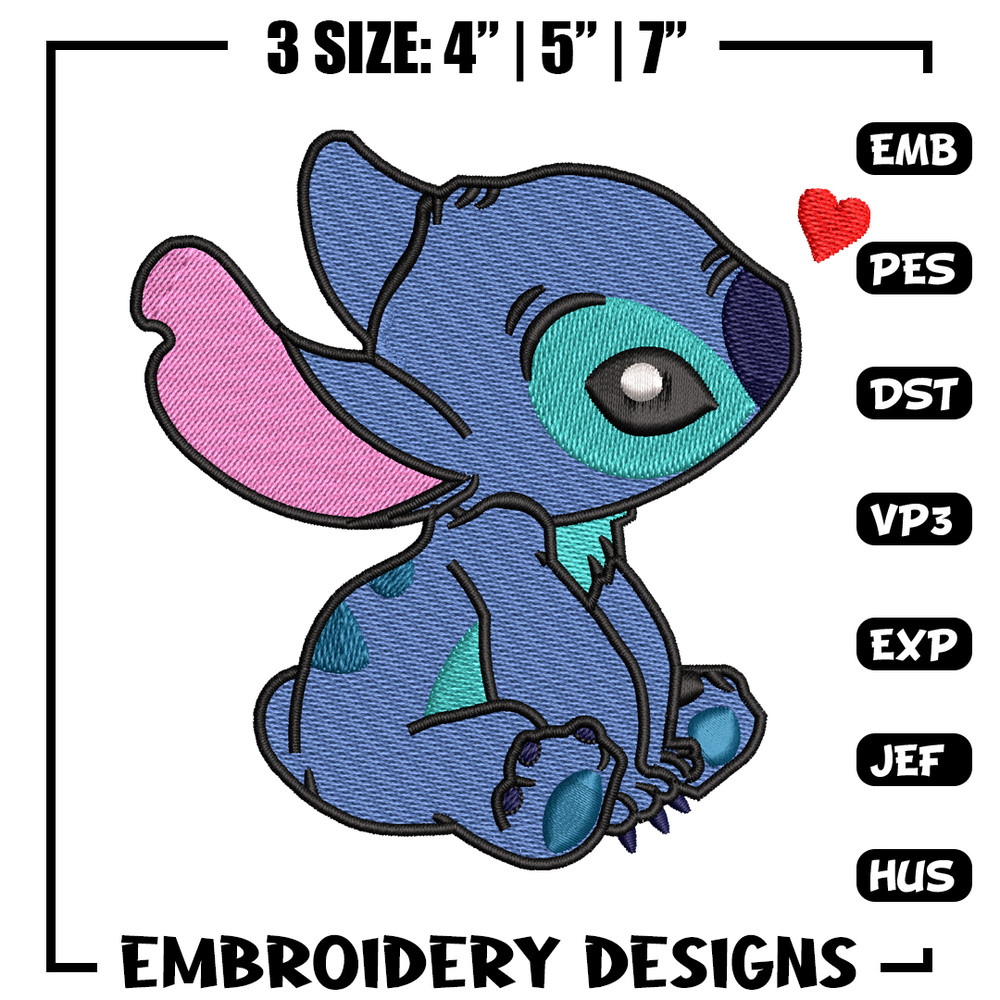 Stitch cartoon embroidery design, Stitch cartoon embroidery, Logo shirt, Disney embroidery, Digital download.jpg