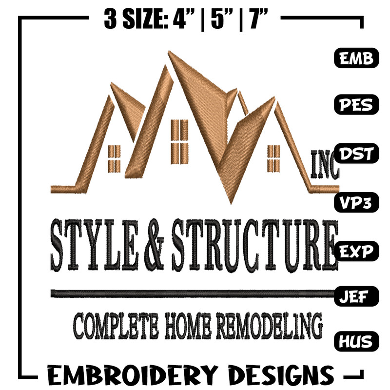 Style & Structure embroidery design, Style & Structure embroidery, logo design, embroidery file, Digital download..jpg