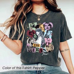 comfort color retro taylor the eras tour shirt, the eras tour, swiftie shirt, swiftie tour tee, y2k ts the eras tour shi