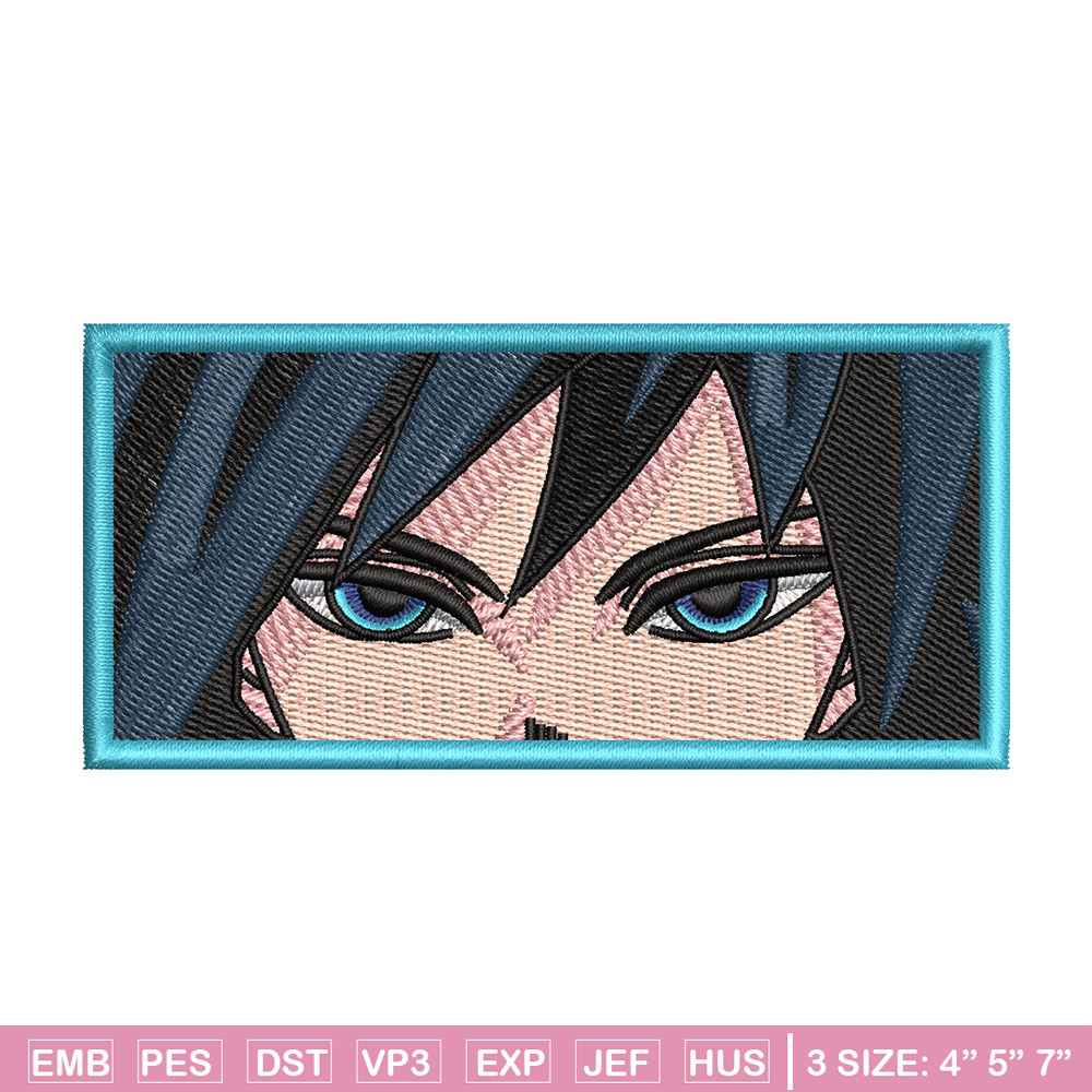 Giyu blue embroidery design, Giyu embroidery, Anime design, Embroidery shirt, Embroidery file, Digital download.jpg