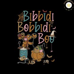 vintage bibbidi bobbidi boo halloween svg digital file