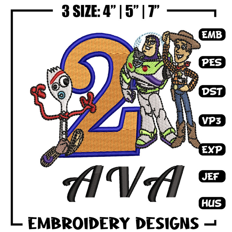Woody and friends embroidery design, Woody and friends embroidery, logo design, embroidery file, Digital download..jpg