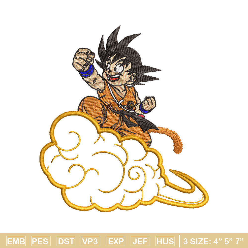 Goku child embroidery design, Dragonball embroidery, Anime design, Embroidery shirt, Embroidery file, Digital download.jpg