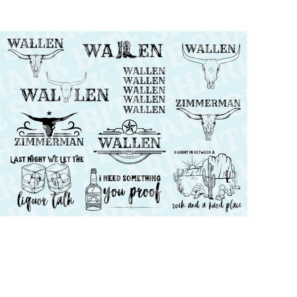 Svg Brailey Morgan Wallen SVG Bundle, Bailey Zimmerman svg, Concert, Cou - Inspire ...