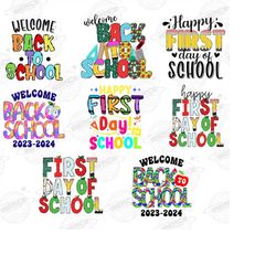 back to school sublimation bundle, first day of school sublimation png, back to school png, back to school poster, back