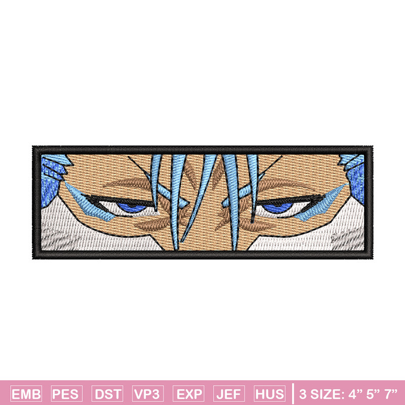 Grimmjow eyes embroidery design, Bleach embroidery, Anime design, Embroidery shirt, Embroidery file, Digital download.jpg