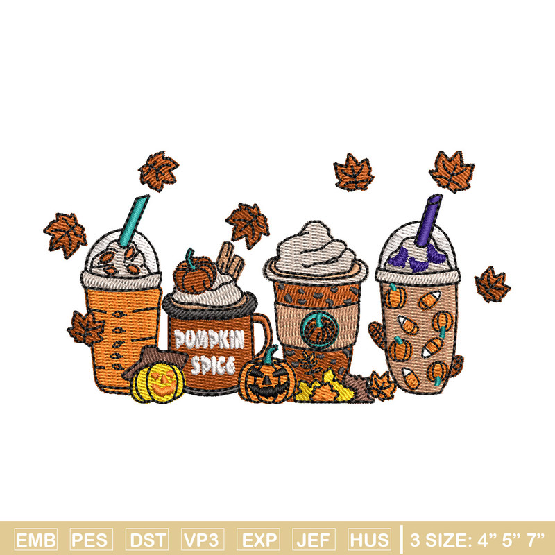 Halloween coffee embroidery design, Halloween embroidery, Embroidery file,Embroidery shirt, Emb design, Digital download.jpg