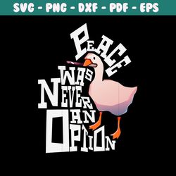 peace was never an option goose svg murder goose svg