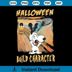 Snoopy And Charlie Brown Halloween Build Character PNG
