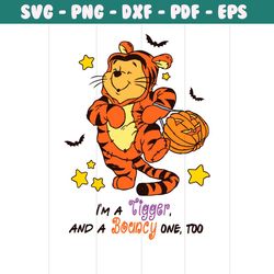 winnie the pooh halloween im a tigger svg for cricut files