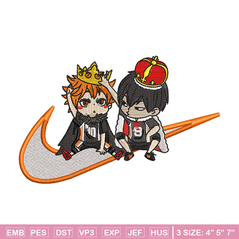 Hinata tobio nike embroidery design, Haikyu embroidery, Nike design, Embroidery shirt, Embroidery file, Digital download.jpg
