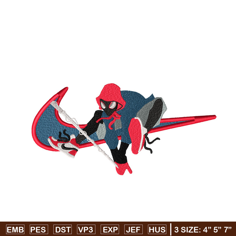 Black Spider Swoosh embroidery design, Black Spider embroidery, Nike design, Logo shirt, movie shirt, digital download.jpg