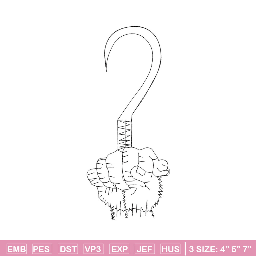 Hook design embroidery design, Hook embroidery, Embroidery file, Embroidery shirt, Emb design, Digital download.jpg
