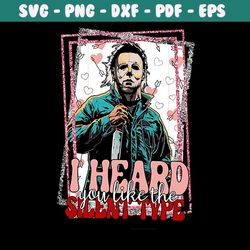 i heard you like the silent type halloween png sublimation