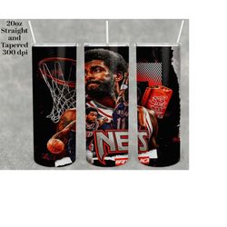 kyrie irving tumbler 20 oz skinny | stitch | tumbler sublimation designs, full tumbler wrap, digital downloads| png