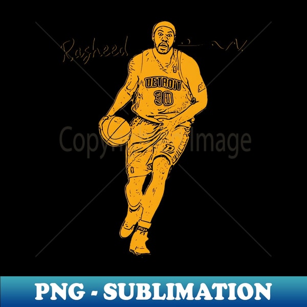 Freep Rasheed Wallace Rasheed Wallace Retro Basketball PNG Digital Download - Revi | Inspire ...