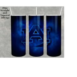 auburn tiger_s tumbler 20 oz skinny | stitch | tumbler sublimation designs, full tumbler wrap, digital downloads| png